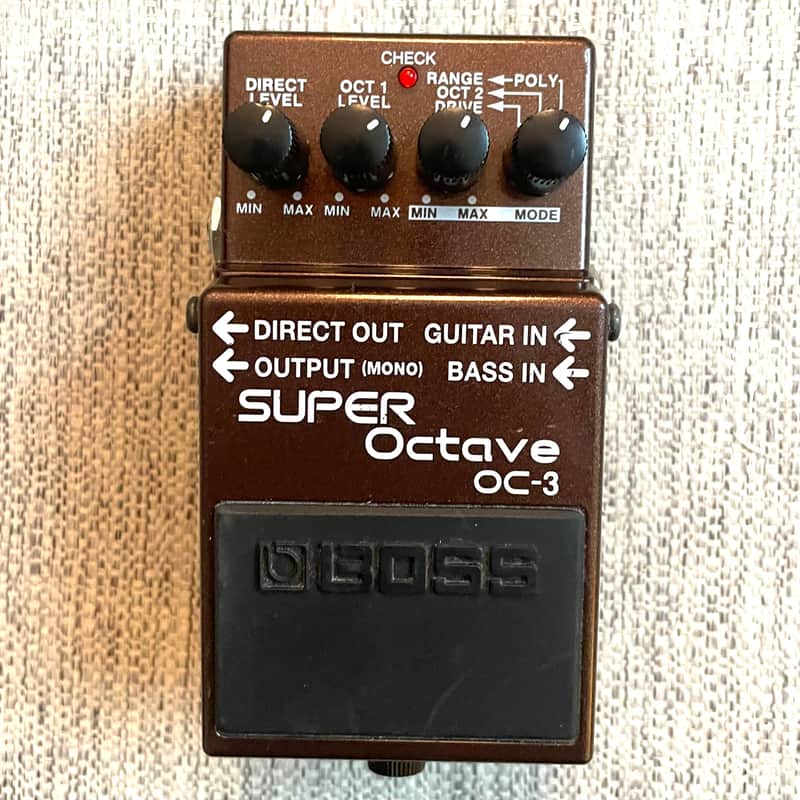 Boss OC-3 Super Octave (Dark Gray Label) 2003 - Present - Brown image 1