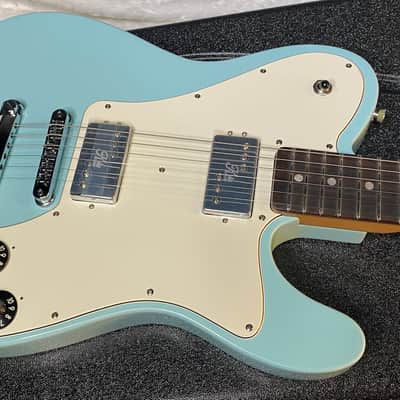 NEW! Fender Kingfish Delta Day Telecaster Deluxe - Daphne Blue - Hardshell Case - Authorized Dealer - 8.3 lbs - G06531 image 2