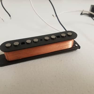 Fender 048612 / 048613 Fender Jazz J Bass Standard Pickup Set Passive Black Wound Alnico image 7