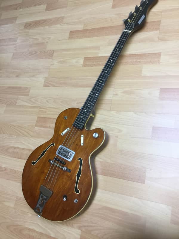 Gretsch 6071 Bass ( Monkees Style Peter Tork ) 1968 Brown Mahogany image 1