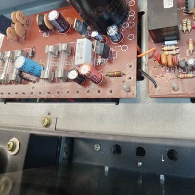 Toshiba SA-420 1976 Silver/Real Walnut Recapped/Serviced with LEDs image 12