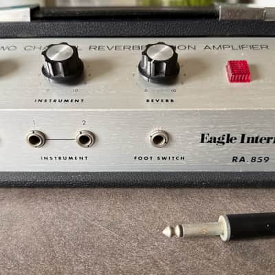 Rare Vintage Spring Reverb, Eagle International RA-859, 1970s, Analogue Reverb unit. (2nd of 2) image 4