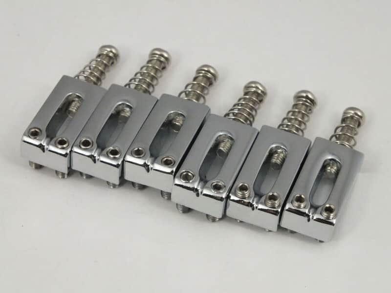 2023 Guitars Electric Ltd Stratocaster Bridge Saddles Chrome