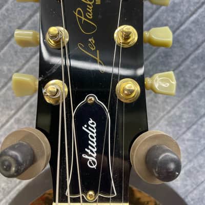 Gibson Les Paul Studio Plus KILLER TOP In-USA FretWerx Setup and Fret Polish - Wine Red image 8
