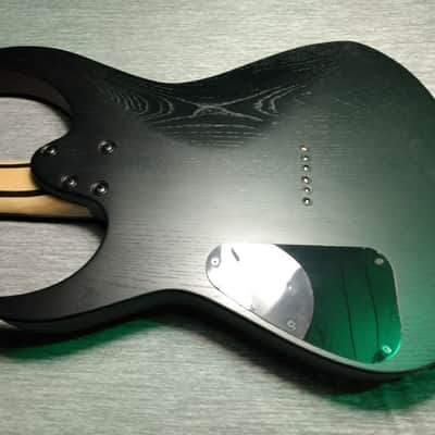 10S Metal Electric Guitar Ash Body and 5-Piece Neck  in Satin Black image 5