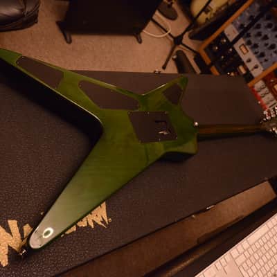 Washburn Dimebag Darrell Dime 333 DimeSlime AAA Slime Flame Top Pantera Signature Guitar Dean ML image 8