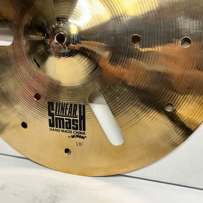 Wuhan 18" Linear Smash Crash Western Style FX Cymbal - Brilliant - NOS - 1092 Grams (WULSMASH18) image 5