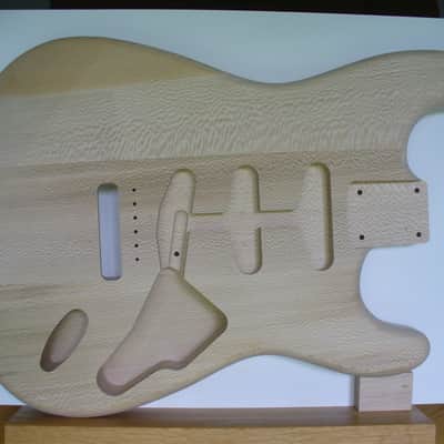 Exotic '62 S-Style Quarter Sawn American Sycamore Guitar Body for Strat® Neck Natural made in USA image 1