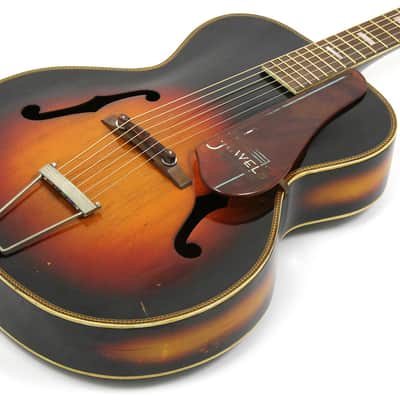 1950's Eddie Marwin Jewel Archtop Sunburst By Harmony image 10