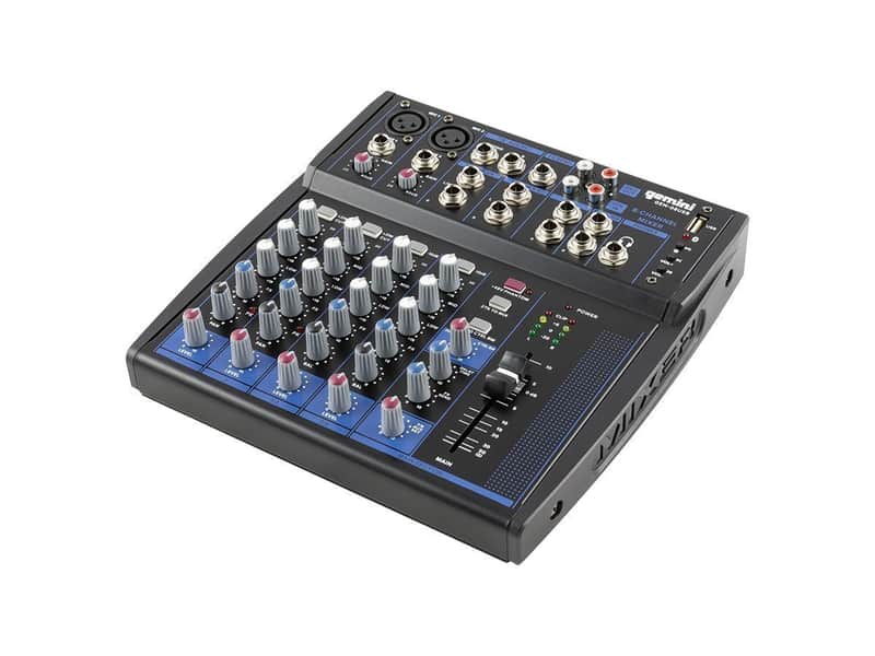 GEM-08USB: Compact 8 Channel Bluetooth Mixer image 1