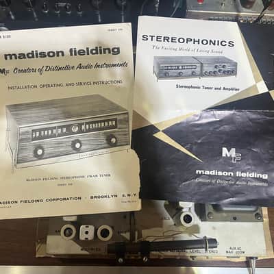 Madison Fielding 330 Stereophonic FM-AM Tube Tuner, Working Condition image 8