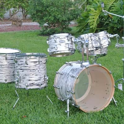 DREAM SET! PEARL MASTERS MAPLE RESERVE MUSIC CITY CUSTOM 7 PC DRUM SET! LOT RK711 image 1