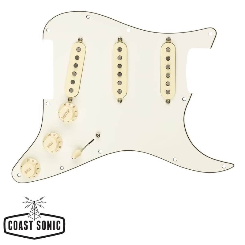Mint Fender Pre-Wired Strat Pickguard, Custom Shop Fat '50s SSS image 1