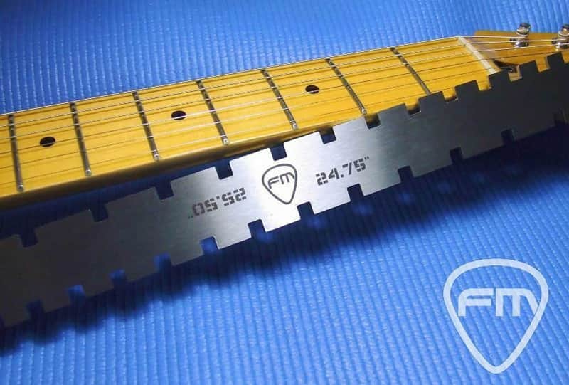 Notched Straight Edge for Strat ,Tele, Les Pau,l Ibanez, Guitar Neck TOOL 24.75"/25.50" image 1
