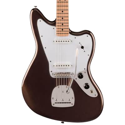 Fender Affinity Series Jaguar Electric Guitar in Mystic Metallic Brown image 1