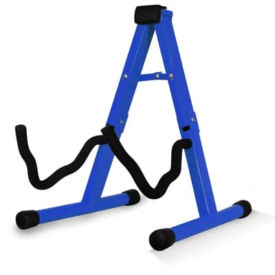 5 Core Guitar Stand A Frame w Soft Foam Arm Non Slip Rubber for Acoustic Electric Bass Ukulele image 3