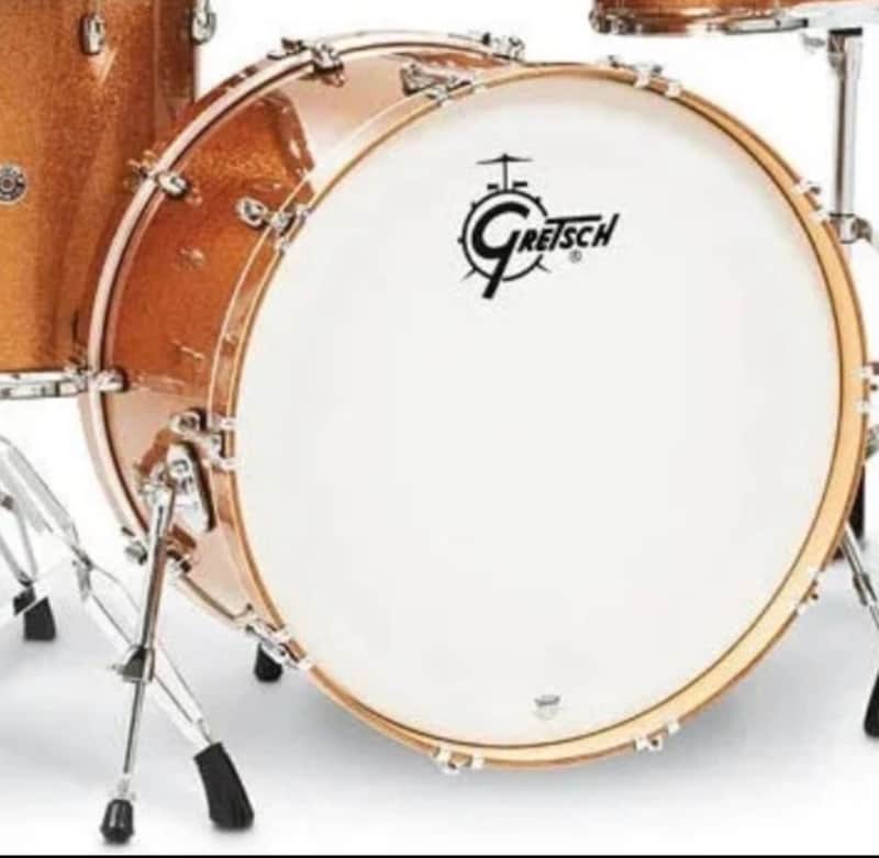 Gretsch Catalina Club 14x24" Bronze Sparkle Bass Drum image 1
