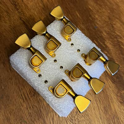 Vintage Gibson-branded Schaller M6 180 gold tuners - '78 original 3x3 set - Norlin Era Les Paul Custom image 13