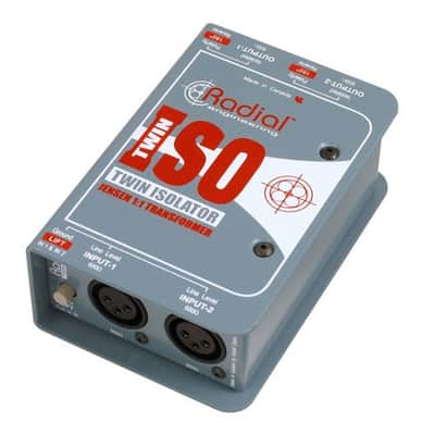 Radial Engineering TWIN-ISO Two Channel Balanced Line Isolator w/ Jensen Transformers image 2