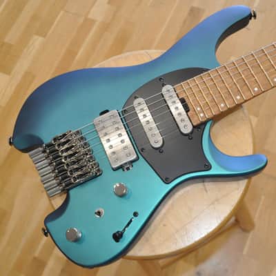 IBANEZ Q547 BMM Blue Chameleon Metallic Matte / Quest Series / 7-String Headless Electric Guitar / Q547-BMM / I221115788 image 1