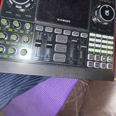 innovatec live sound card audio  mic mixer set 2024 - black metal image 1