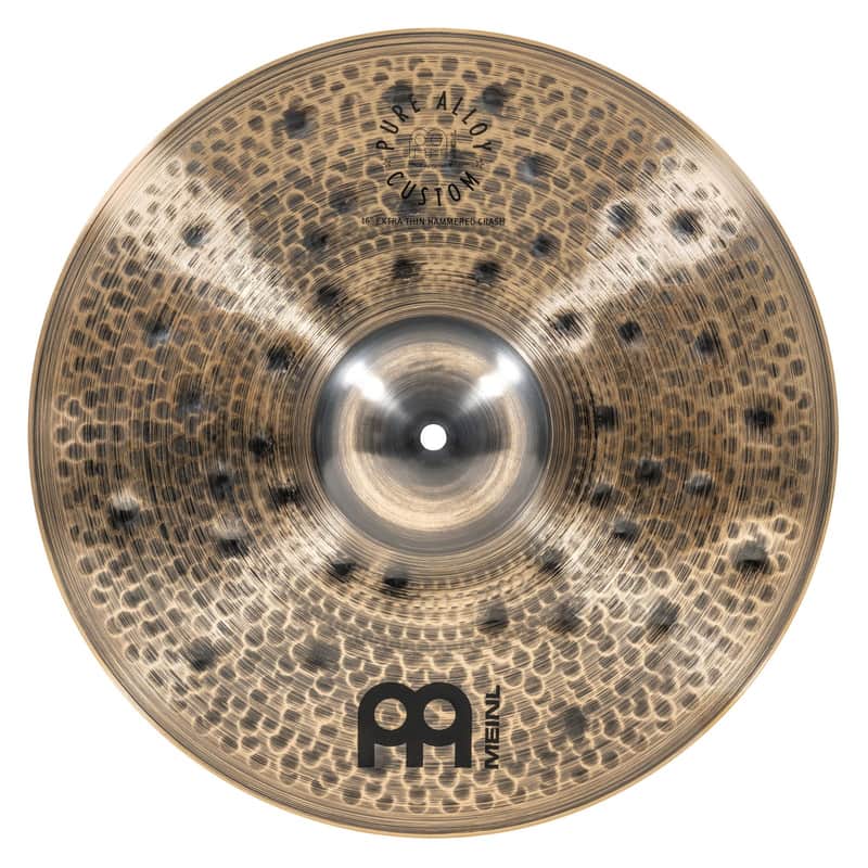 Meinl Pure Alloy Custom 16" Extra Thin Hammered Crash image 1