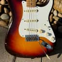 Fender Stratocaster 1959 - stunning featherweight 3-tone Sunburst Strat last of the 50's Maple Necks !