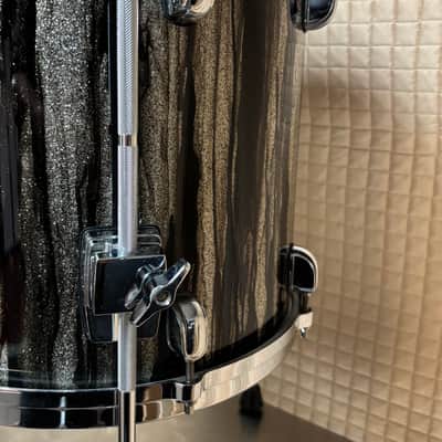 Tama Starclassic Walnut Birch 14” x 12” Floor Tom Black Clouds & Silver Lining image 18