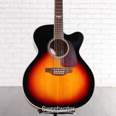Takamine GJ72CE 12-String Acoustic-Electric Guitar - Brown Sunburst (GJ72CE12BSBd1) image 2