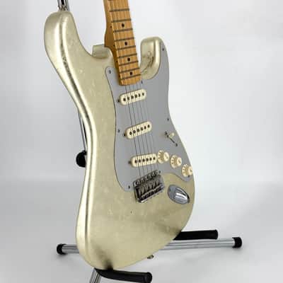 2005 Fender John Cruz Masterbuilt Salute Limited Edition Custom Shop Stratocaster - White Gold Leaf image 13