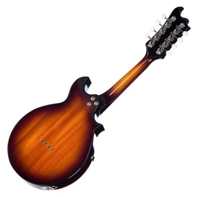 Airline Guitars H35 Batwing Mandolin Honeyburst Left-Handed image 8