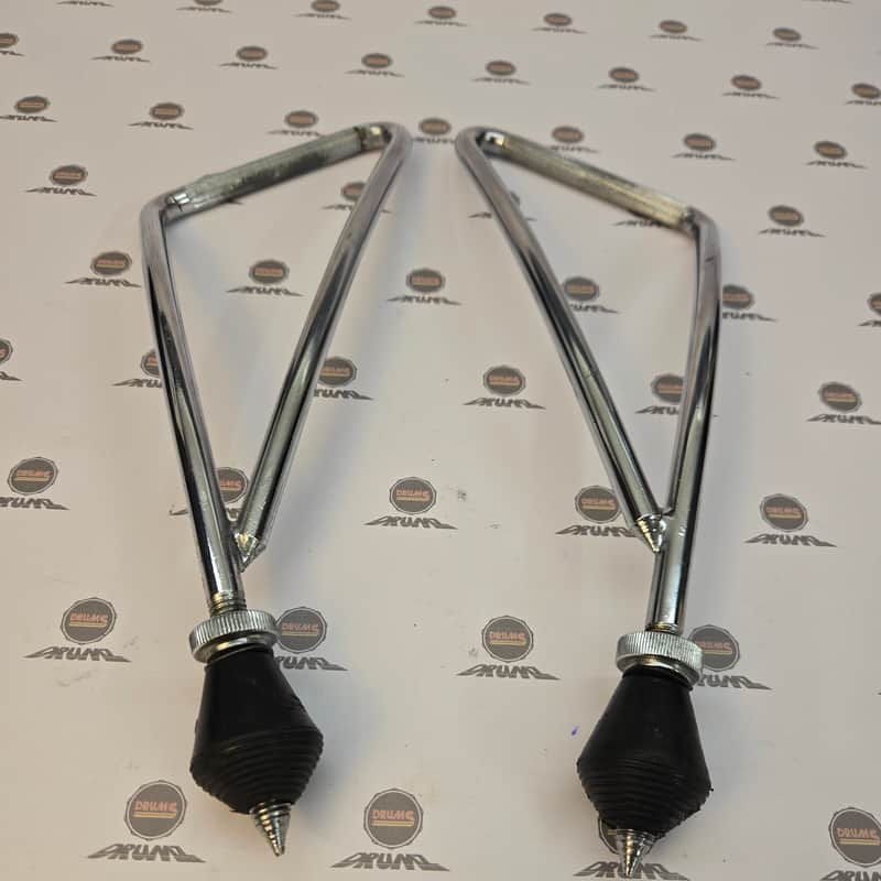 1970s Sonor Phonic Bass Drum Spurs Chrome