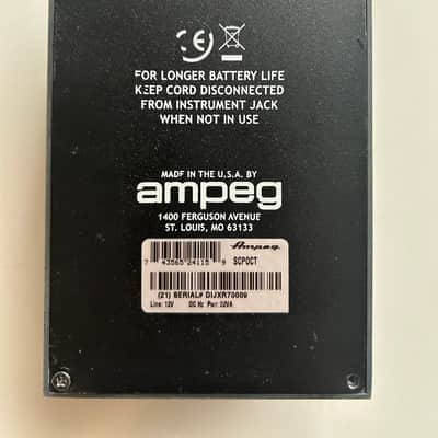 Ampeg Sub-Blaster SCP-OCT Octave Divider 2005 - 2006 - Black image 5