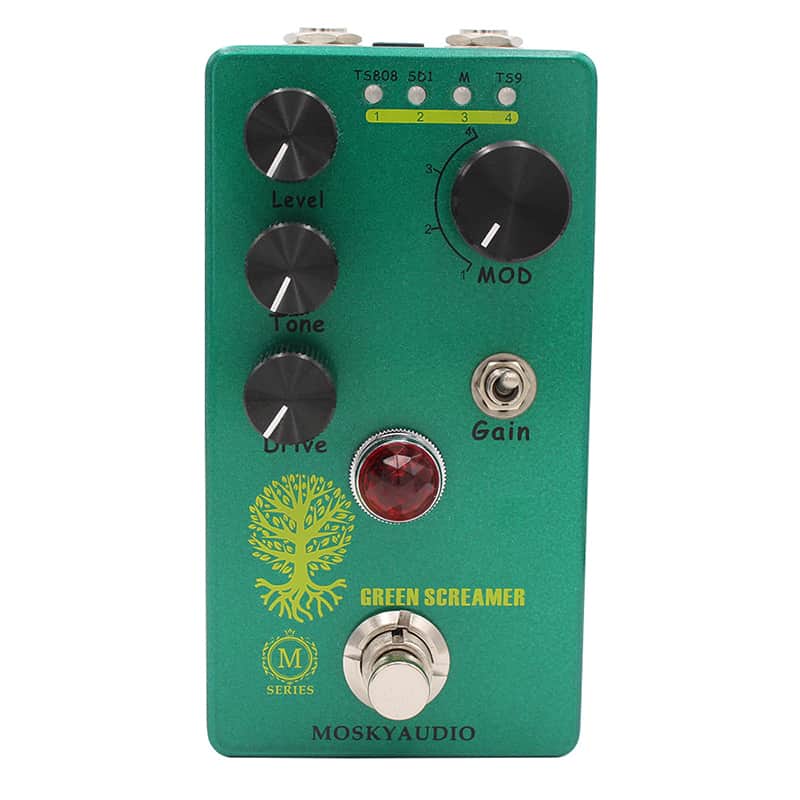 Booster/Overdrive Guitar Effect Pedal 4 Mode Switch & Level/Tone/Drive image 1