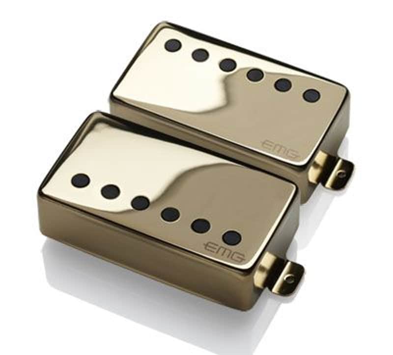 EMG JH/SET-G James Hetfield Signature Humbucker Set- Gold image 1
