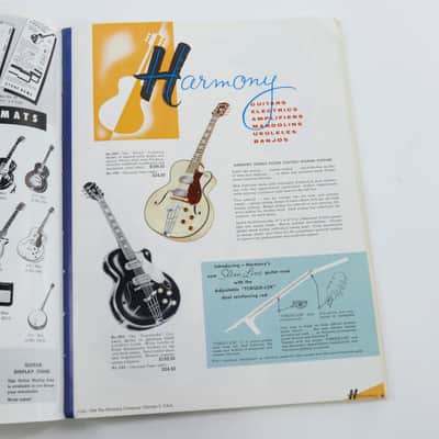1956 L.D. Heater Catalog Music Company Catalog Gibson, Harmony, Kay, National, Etc. Case Candy image 14
