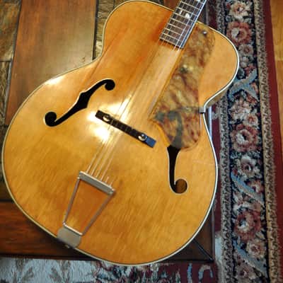 1941-1943 Silvertone 293 Artist archtop acoustic guitar image 8