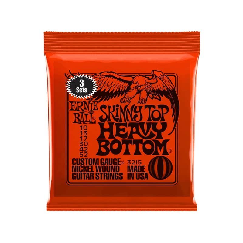 Ernie Ball 3215 Skinny Top Heavy Bottom Nickel Wound Strings 10-52 3-Pack image 1