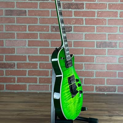 ESP LTD Alex Skolnick AS-1 Signature Electric Guitar - Lime Burst/Lime Green image 9