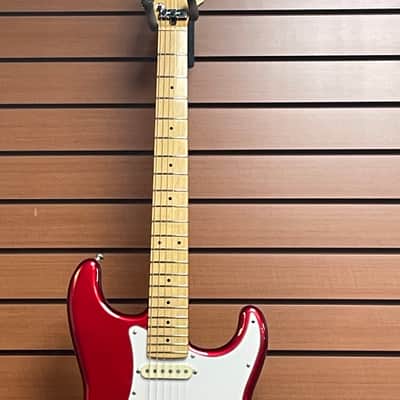 Fender Standard Stratocaster with S1 Tremolo with Maple Fretboard in Candy Apple Red w/OHSC image 3