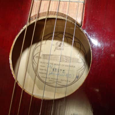 Vintage ca 1970 Framus 50/1 Parlor Guitar image 4