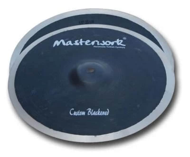 Masterwork Cymbals Custom Blackened 15'' Dark Hi-Hats (Pair) image 1