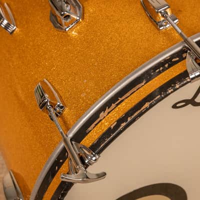 1960s Ludwig Gold Sparkle Super Classic Drum Set image 14