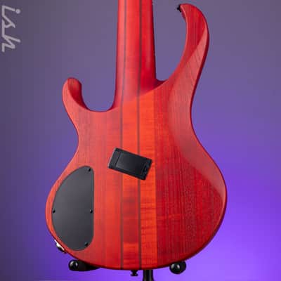 Ibanez BTB866MS 6-String Bass Workshop Brown Topaz Burst Flat image 9