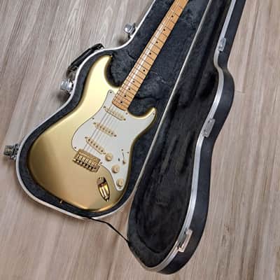 2012 Fender Aztec Gold MIM Strat w/ Gilmour Mod (1 of a Kind) w/ Fender Hardshell , Locking Tuners image 1