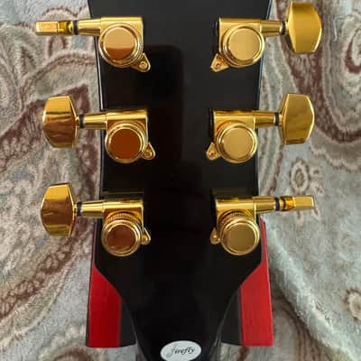 2024 Firefly FFSP pro locking tuners roller bridge Reverend Soft Touch trem spring upgrade Triple Pickup Les Paul Style Black Beauty image 8