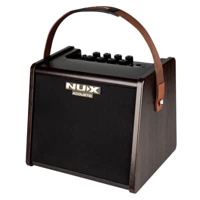 NUX AC-25 Stageman 25 Watt 1 x 6.5" 2 Channel Rechargable Modeling Acoustic Amp w/ Bluetooth image 7