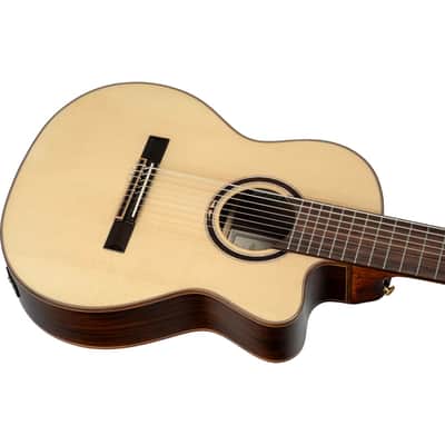 Ortega RCE158RW-8 Performer Series Solid Spruce Top Okoume Neck 4/4 Size Cutaway Nylon 8-String Classical Acoustic-Electric Guitar w/Pro Gig Bag image 10
