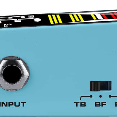 Guitar Tuner FlowTune 2 by NUX | Tuner Pedal | Suitable for Bass Guitar | Blue image 4