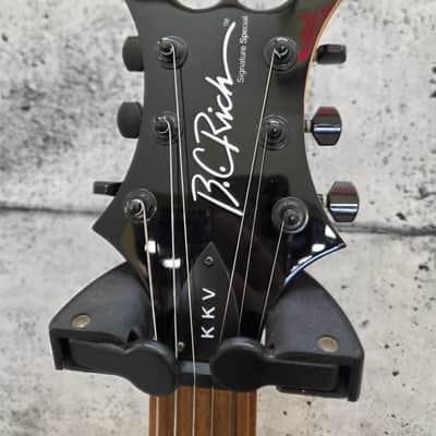 B.C. Rich KKV Kerry King Signature Special - 2008 Made in Korea Onyx with White Tribal image 3